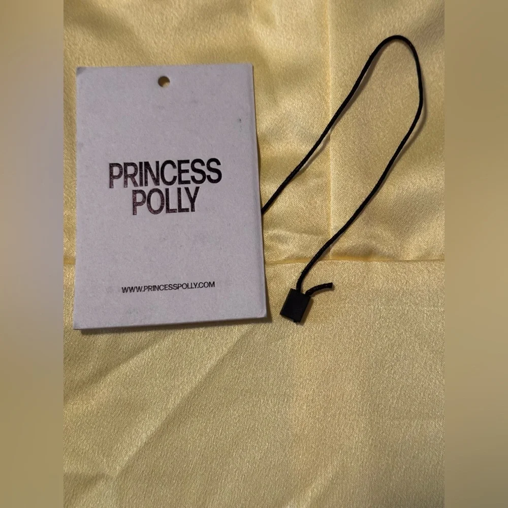 Princess Polly Della Mini Dress Butter Yellow - Picture 13 of 16